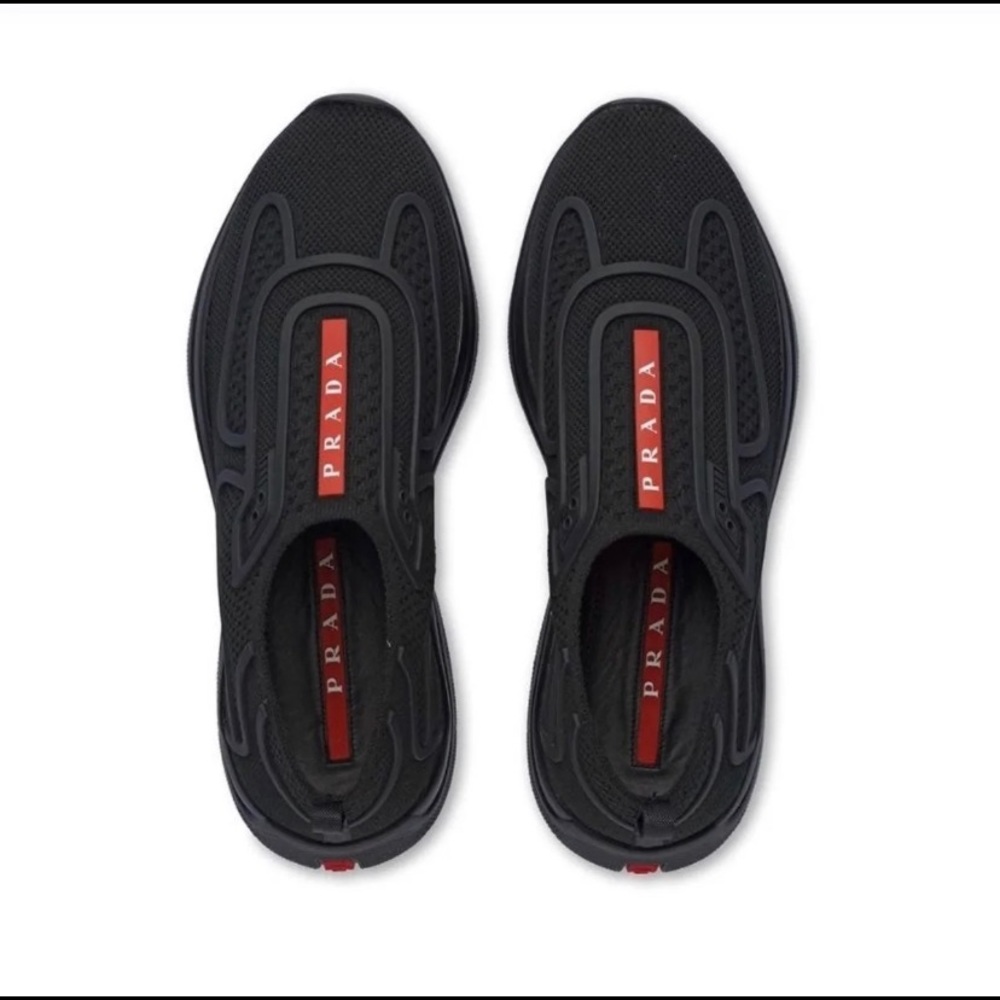 Prada Canvas Slip On Shoes